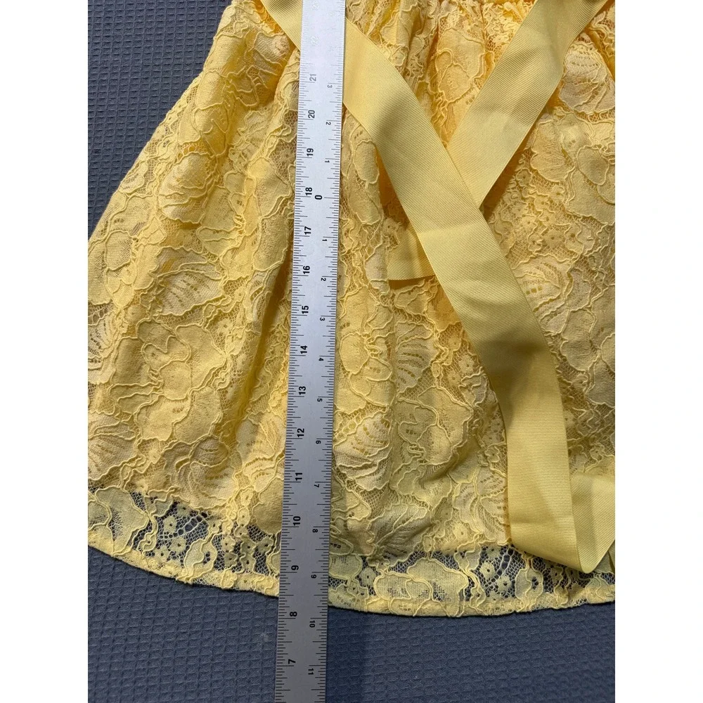The Children's Place Lace Dress Girls 8 Butter Yellow